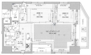 レジデンシャルステート川越の物件間取画像